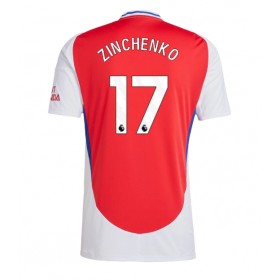 Arsenal Oleksandr Zinchenko #17 Heimtrikot 2024-25 Kurzarm